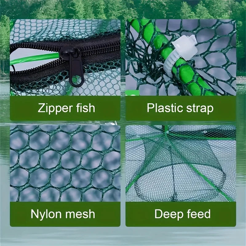 Cage à Poisson Pliable avec Filet et Appât — photo 4