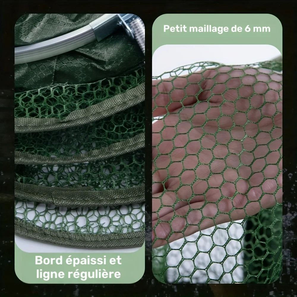 Cage De Pêche Pliable En Nylon Vert — photo 3