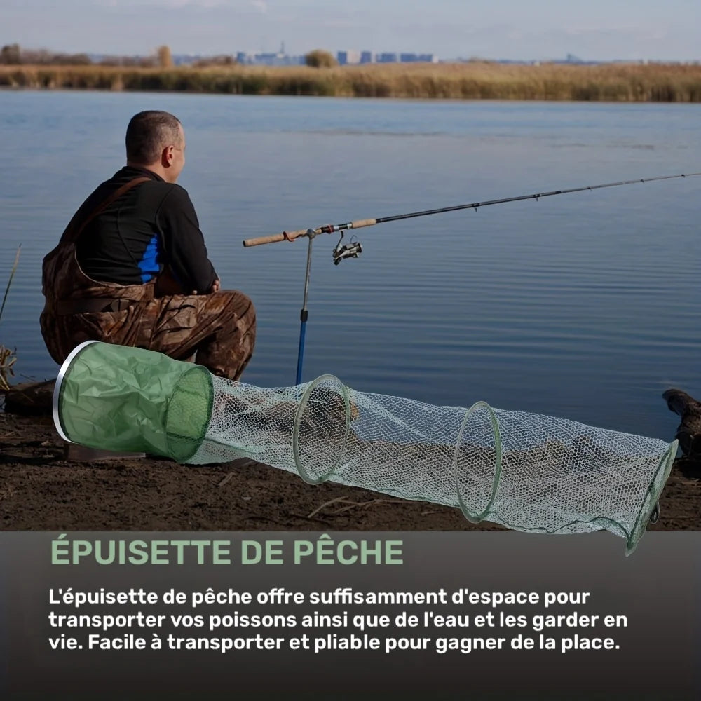Cage De Pêche Pliable En Nylon Vert — photo 5