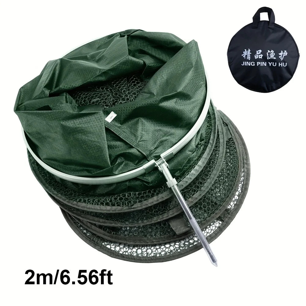 Cage De Pêche Pliable En Nylon Vert — illustration 3 Image