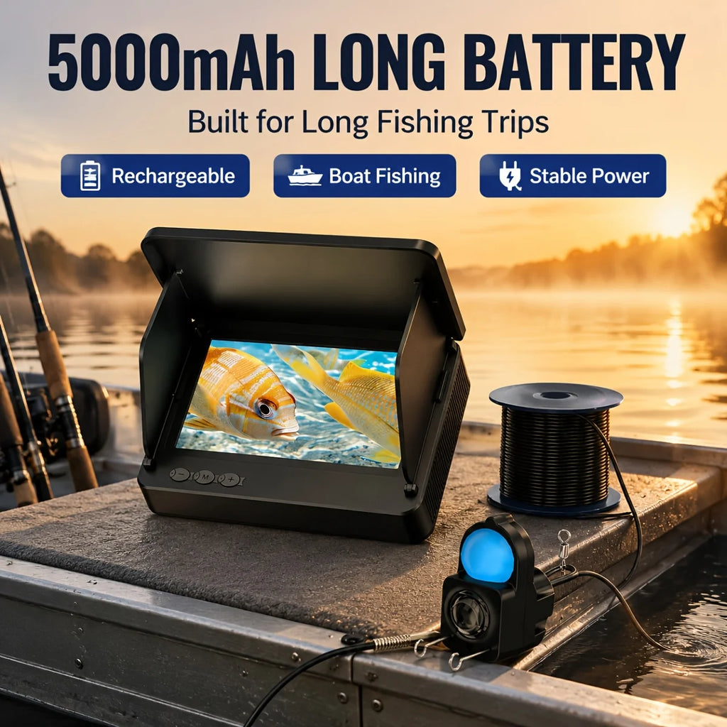 Caméra De Pêche HD Avec Écran 4,3 Pouces