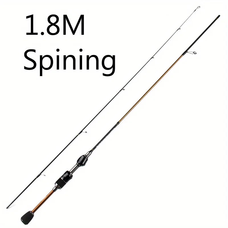 Canne à Mouche Ultralégère En Carbone — Gris 1,8 m Spinning, photo 13