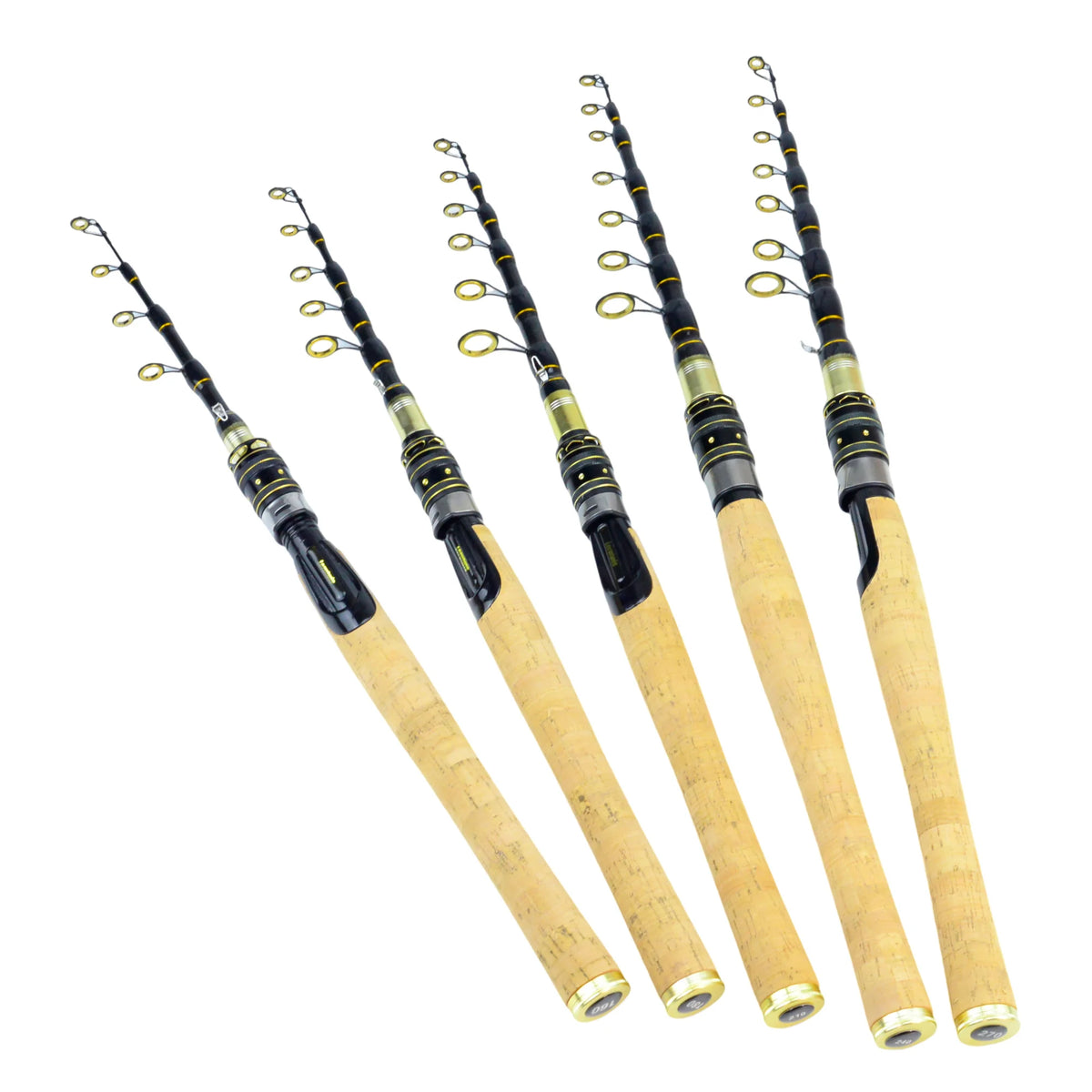 Canne à Pêche Courte en Fibre de Carbone