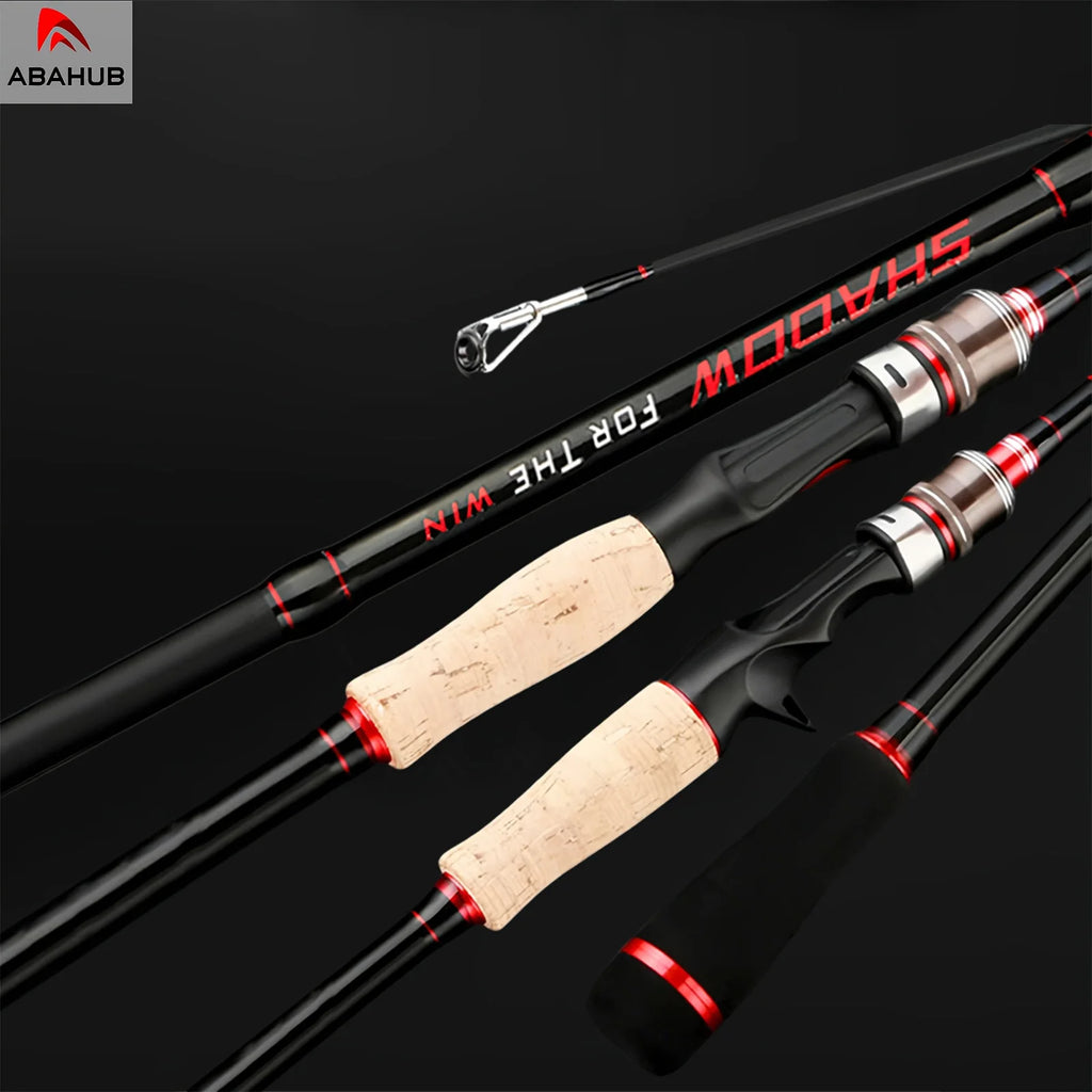 Canne à Pêche en Fibre de Carbone à Double Embout