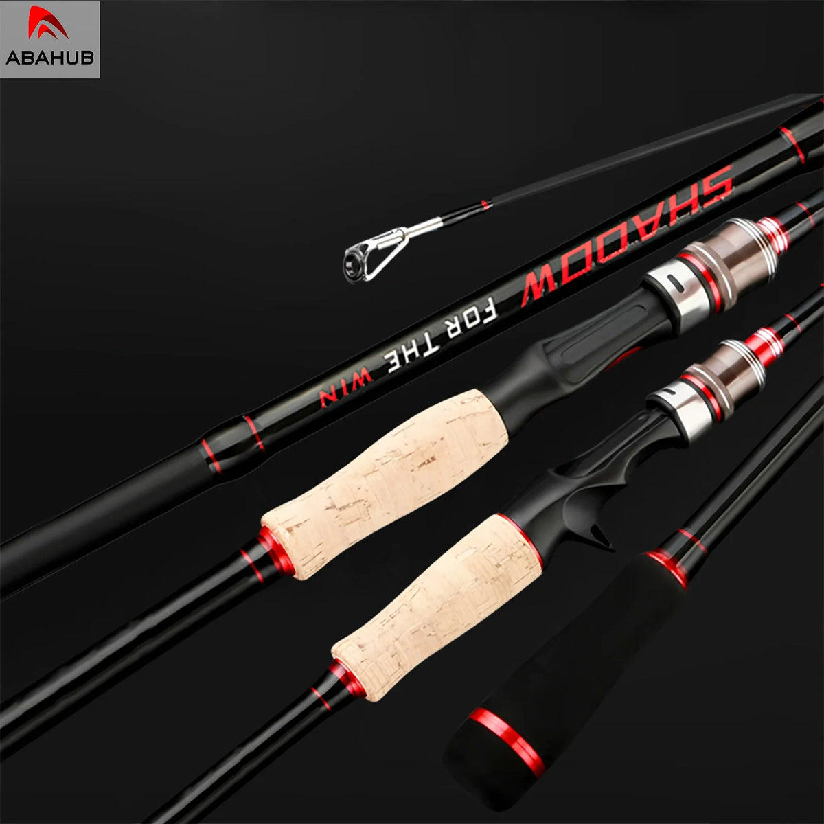 Canne à Pêche en Fibre de Carbone à Double Embout