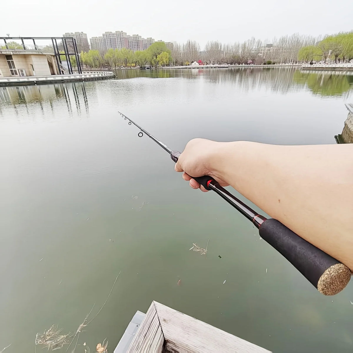 Canne à Pêche en Fibre de Carbone Action M — photo 5