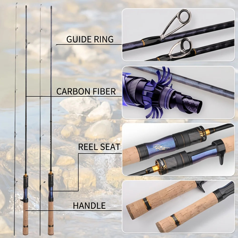 Canne à Pêche en Fibre de Carbone UL