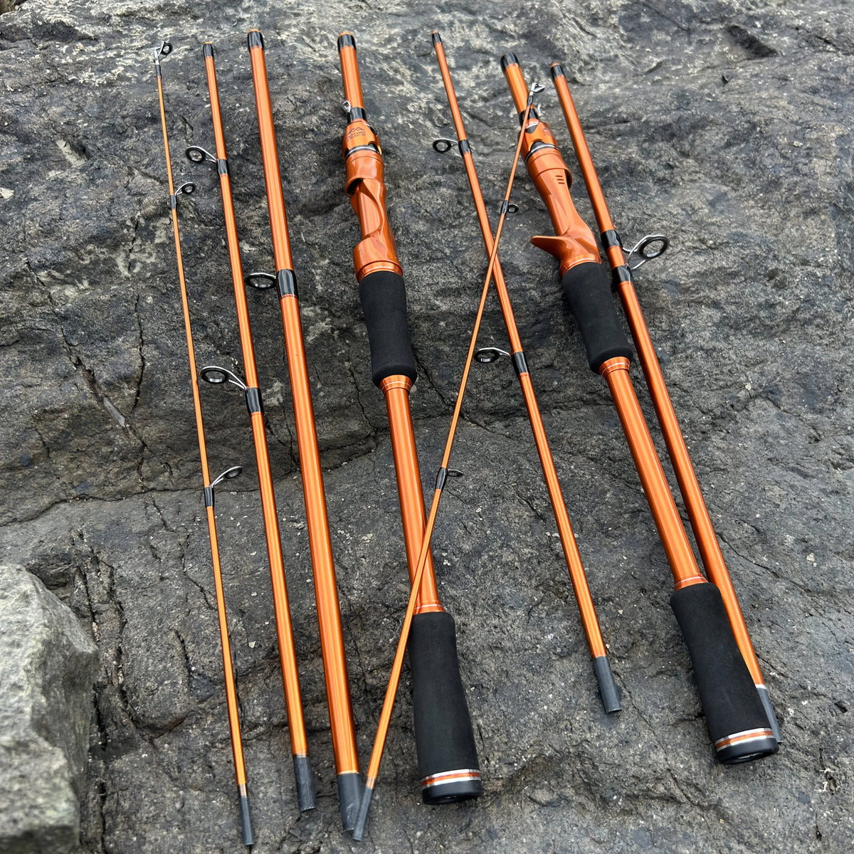 Canne à Pêche Orange en Fibre de Verre — photo 11