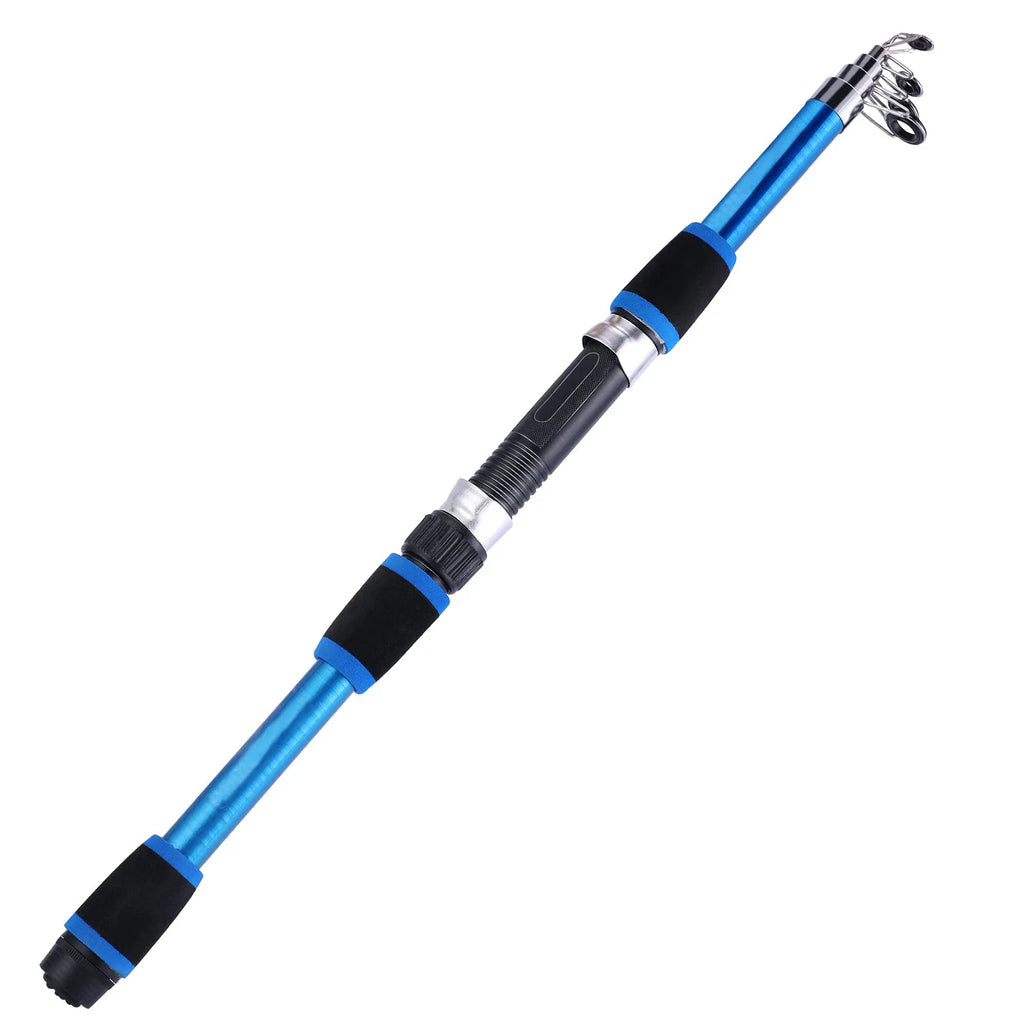 Canne à Pêche Rotative en Fibre de Verre 1,8 m — Bleu 1 Pièce, photo 11