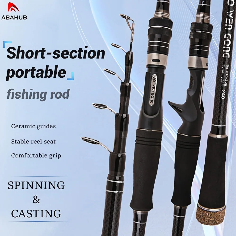 Canne à Pêche Télescopique en Carbone