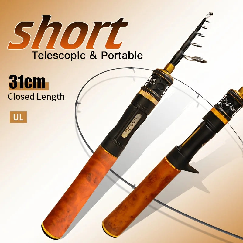 Canne à Pêche Télescopique en Fibre de Carbone Ultra-Légère — photo 4