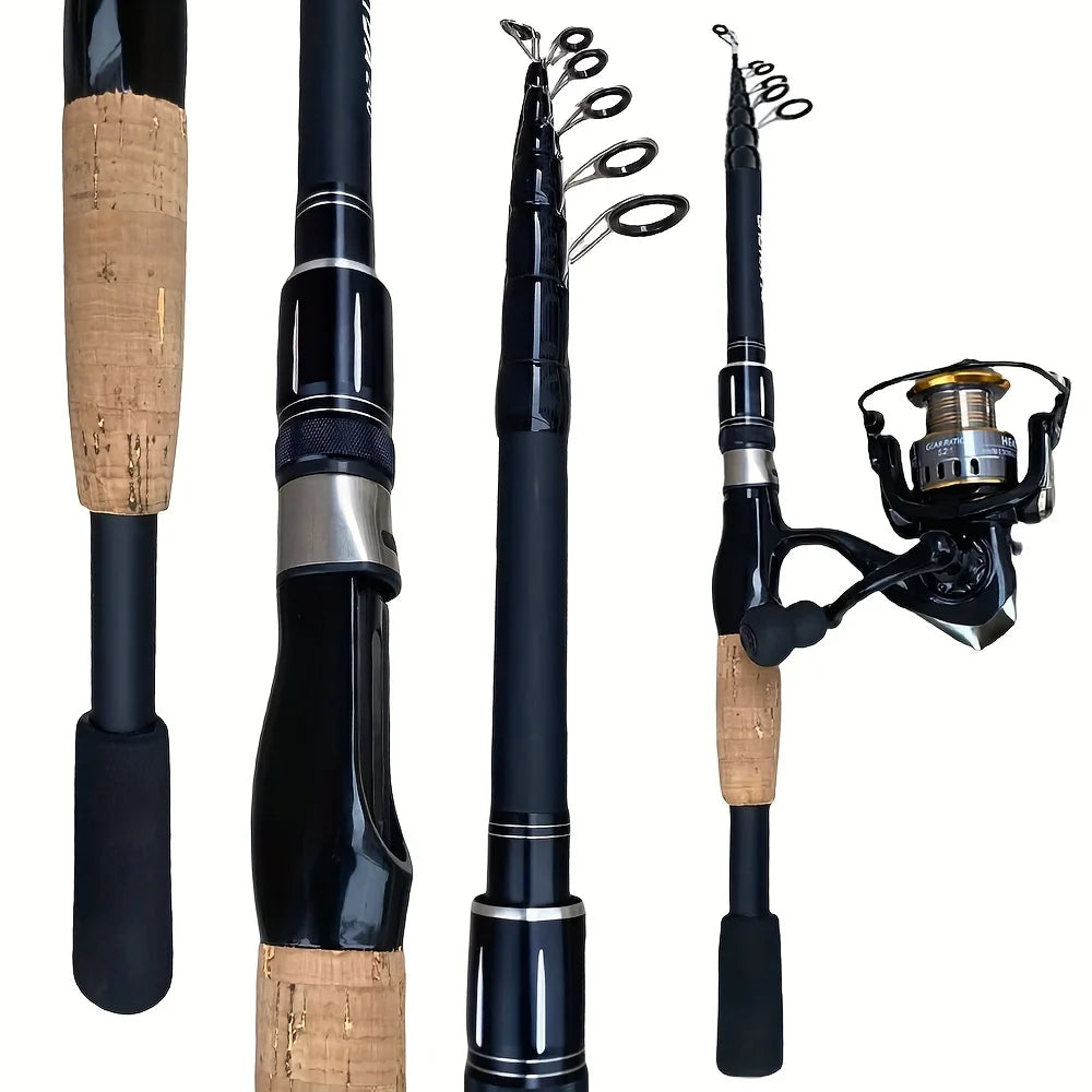 Canne À Pêche Télescopique En Fibre De Carbone — photo 4