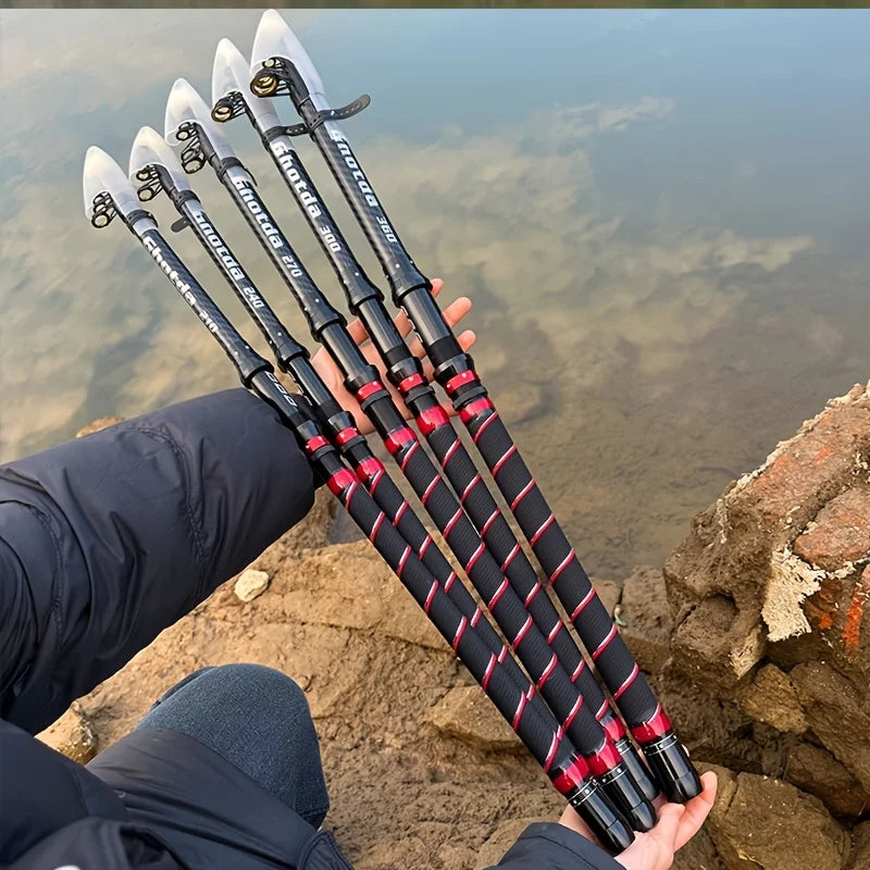 Canne à Pêche Télescopique en Fibre de Carbone — photo 5