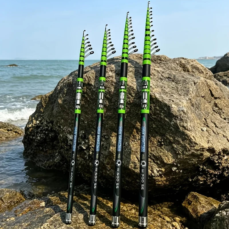 Canne à Pêche Télescopique en Fibre de Carbone — photo 5