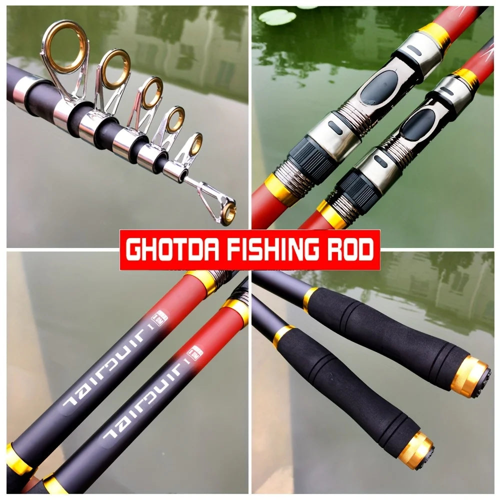 Canne à Pêche Télescopique en Fibre de Carbone — photo 13