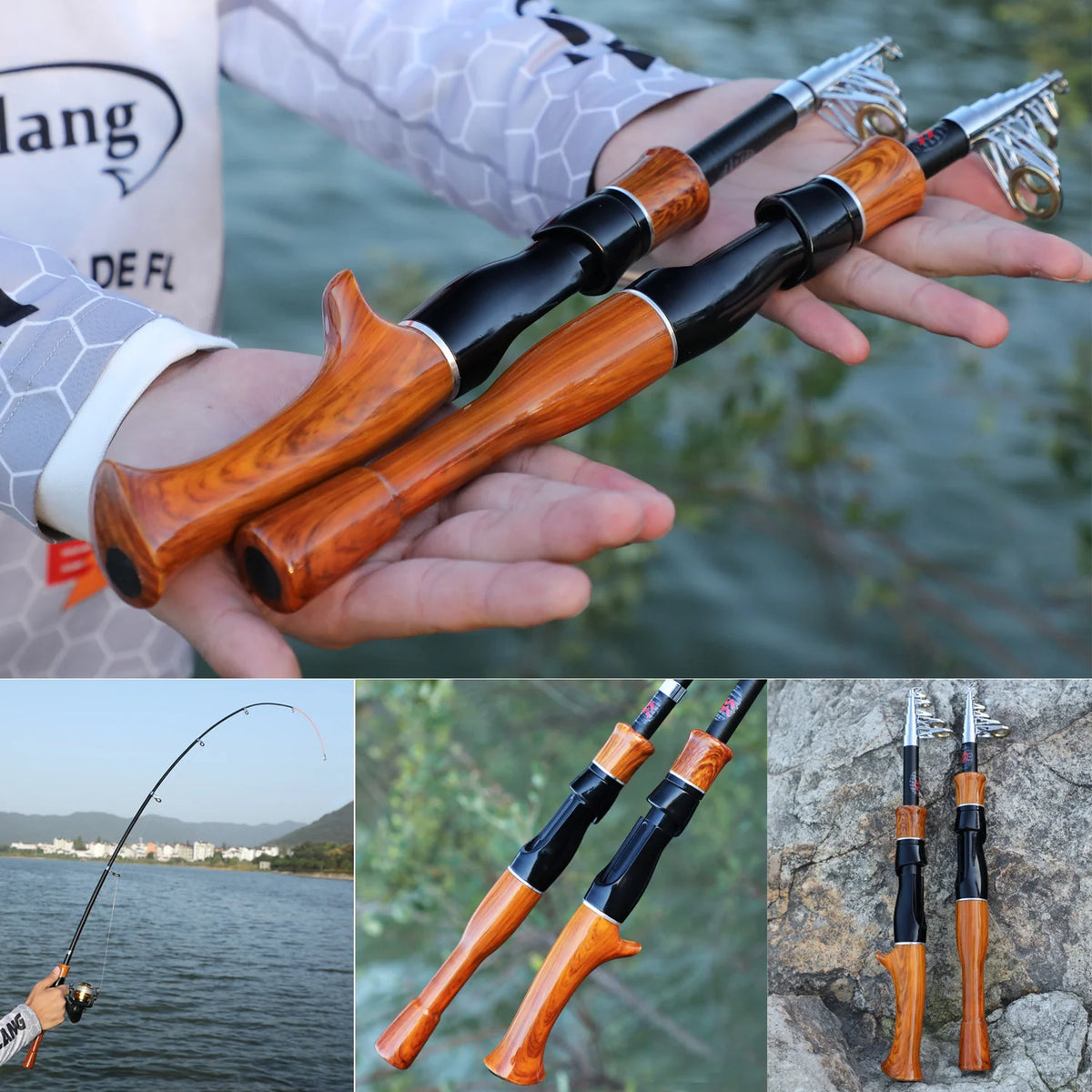 Canne à Pêche Télescopique en Fibre de Verre — photo 17