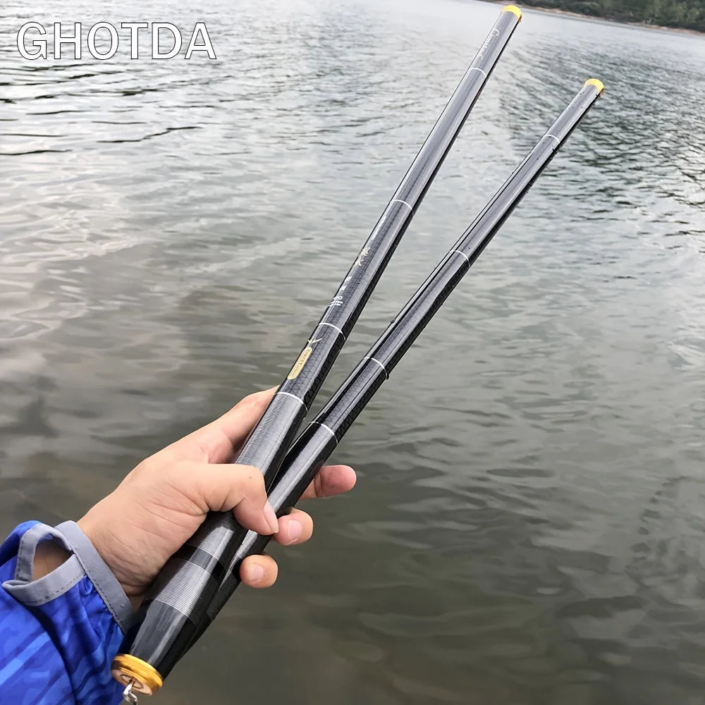 Canne à Pêche Télescopique Ultra-Légère en Fibre de Verre — photo 6