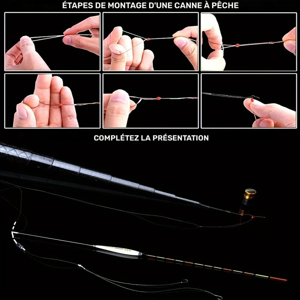 Canne à Pêche Télescopique Ultra-Légère en Fibre de Verre — photo 8