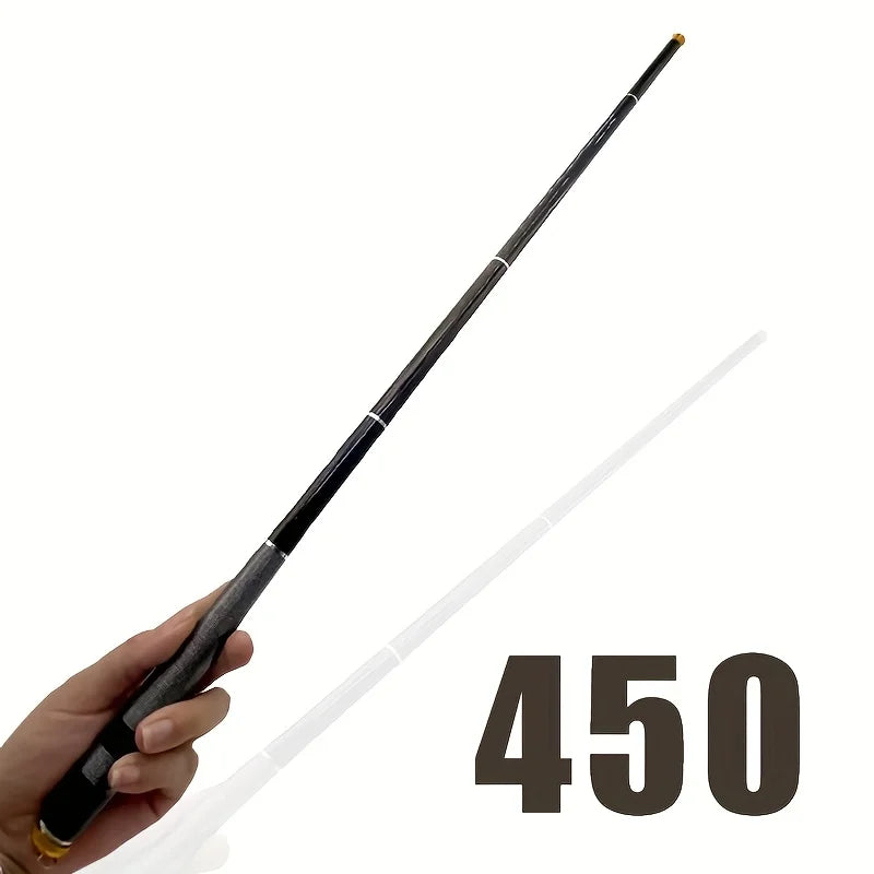 Canne à Pêche Télescopique Ultra-Légère en Fibre de Verre — Canne 450 cm, photo 11