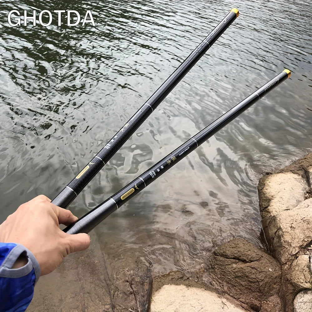 Canne à Pêche Télescopique Ultra-Légère en Fibre de Verre — photo 19