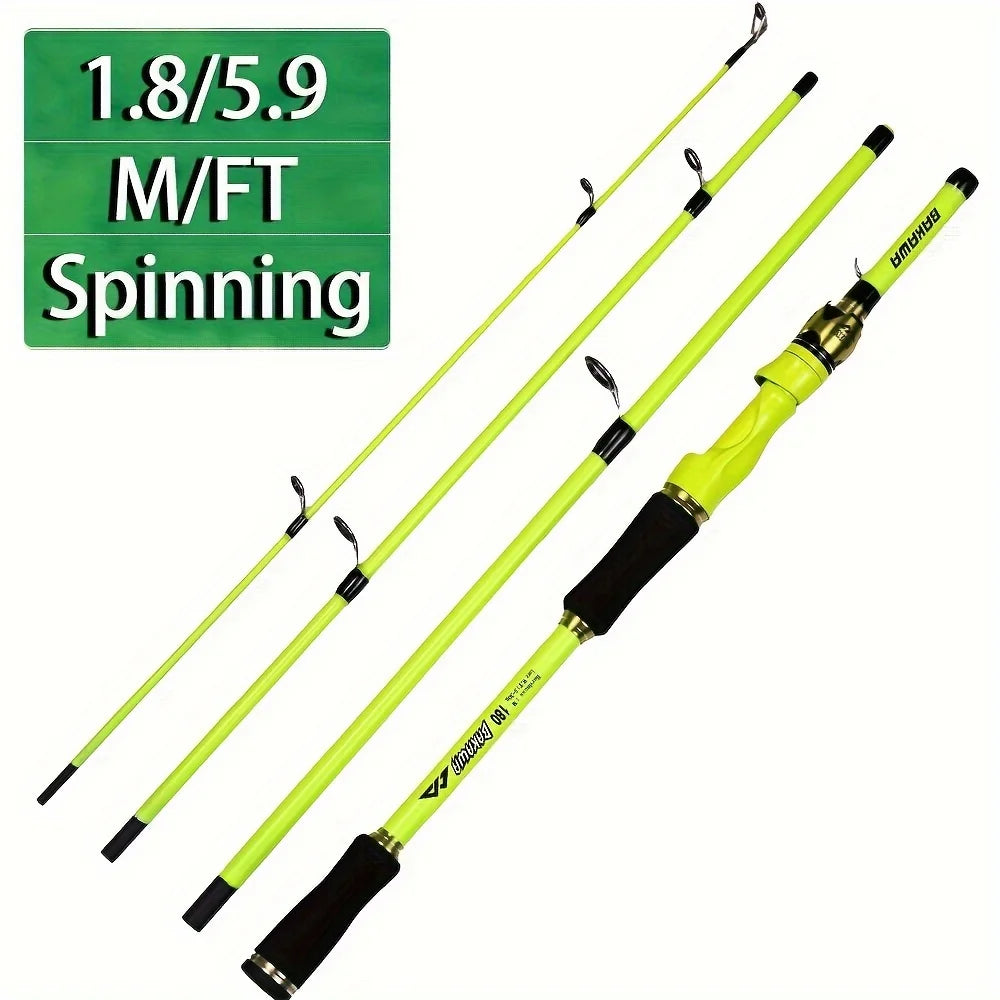 Canne À Pêche Télescopique Ultralégère en PRF — Canne Spinning 1,8 m Lancer Léger, photo 7
