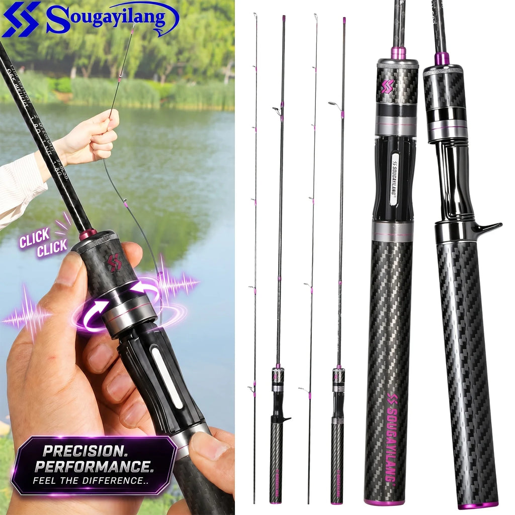 Canne à Pêche Ultralégère en Carbone 1,8 M — photo 5