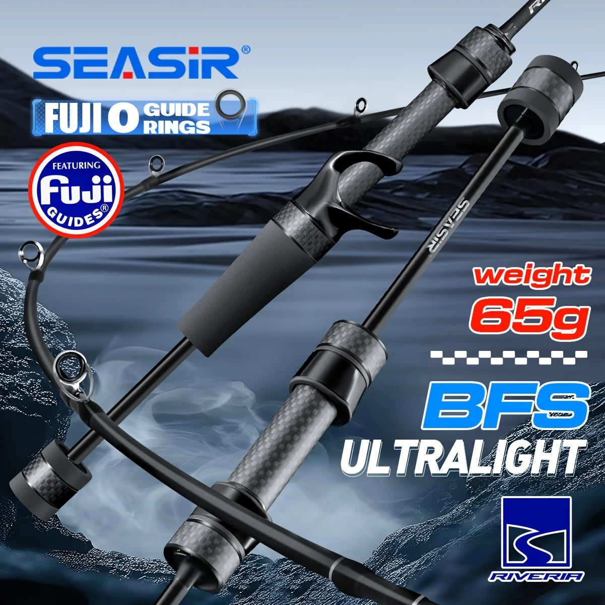 Canne à Pêche Ultralight en Fibre de Carbone
