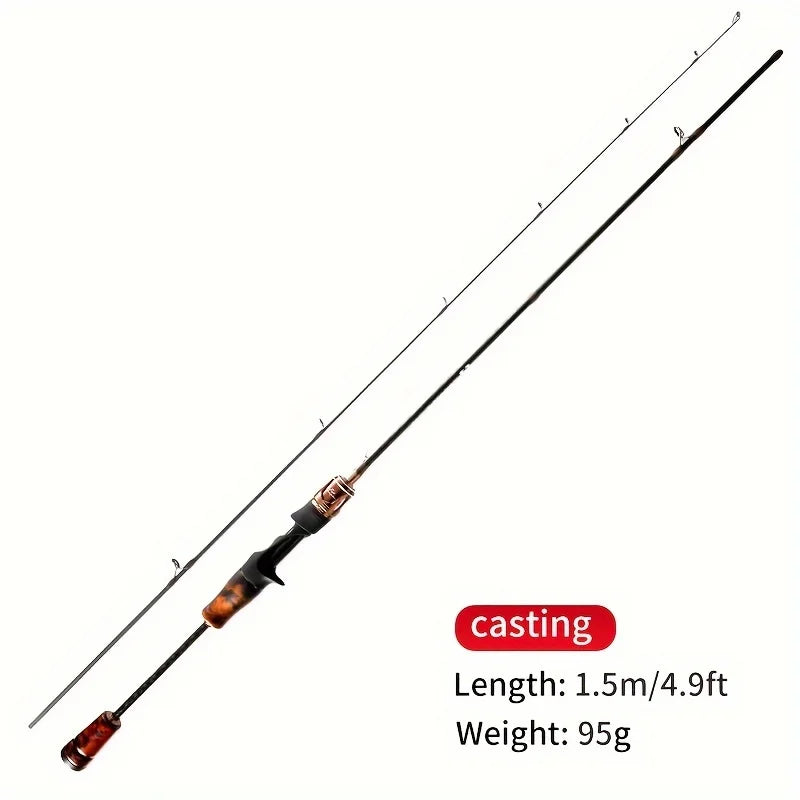 Canne de Pêche en Bois Massif et Fibre de Carbone — Casting 1,50 m, photo 11