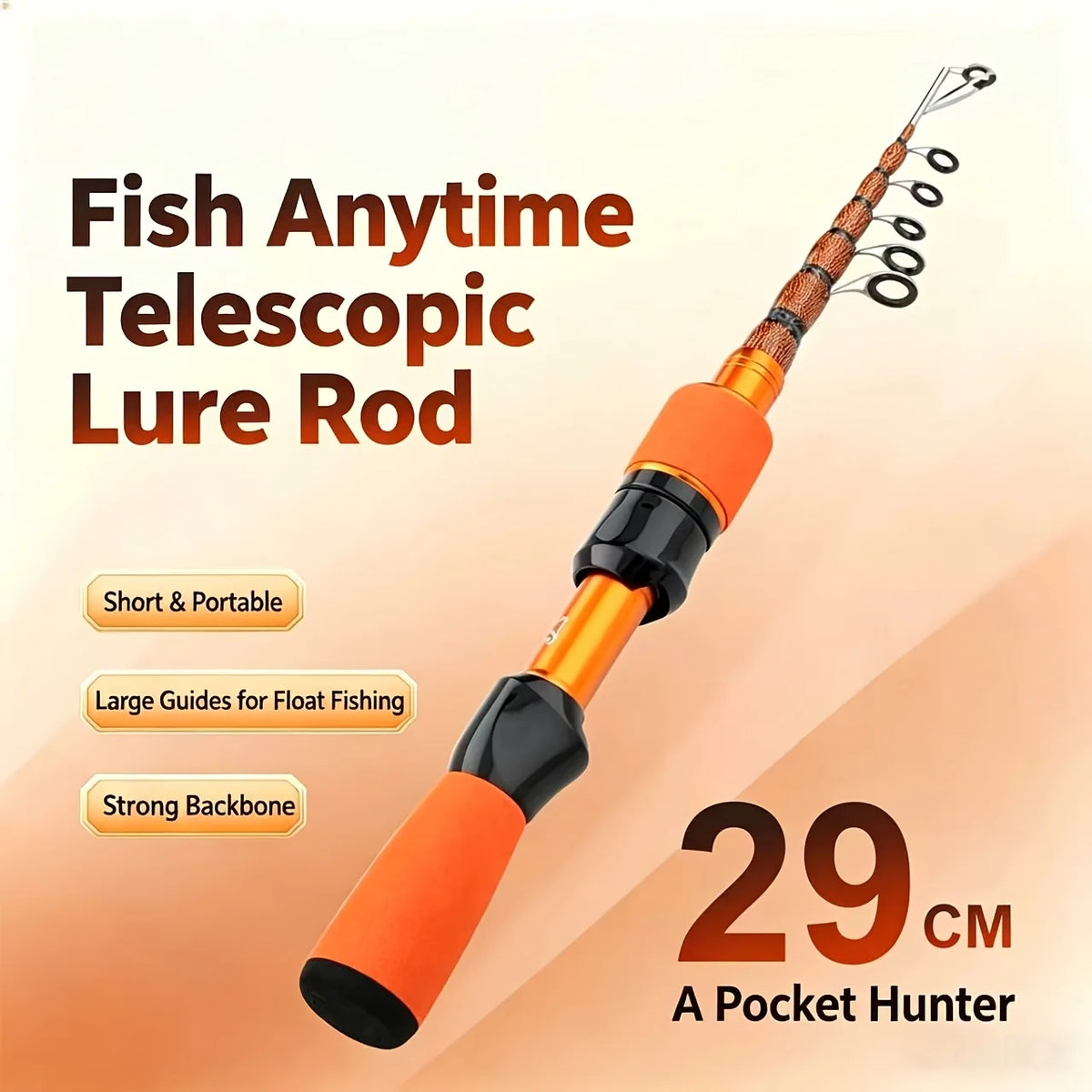 Canne Télescopique Lure Micro L pour Truite