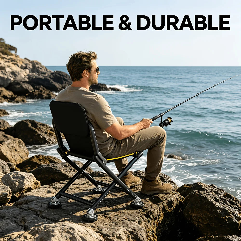 Chaise De Camping Pliable Avec Dossier Confort — photo 6