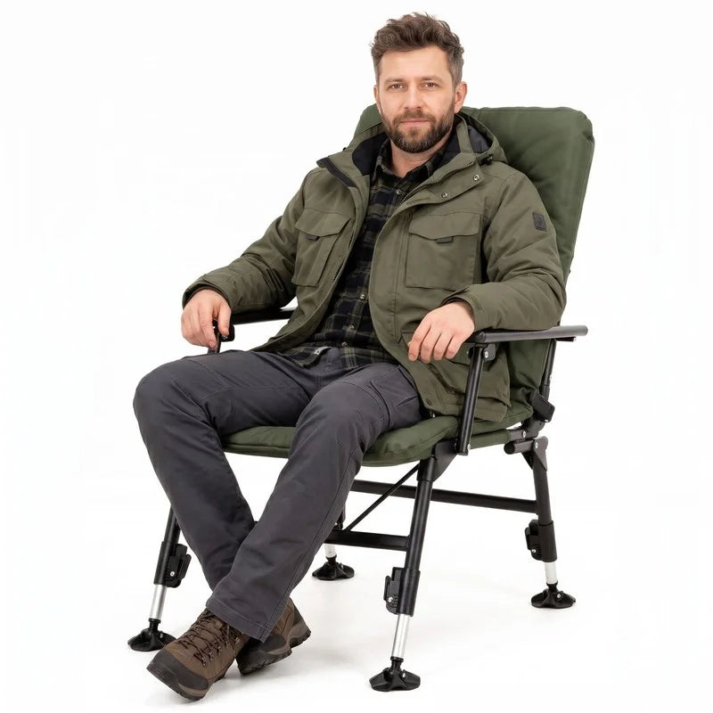 Chaise de Camping Pliante Réglable en Tissu Oxford — photo 4