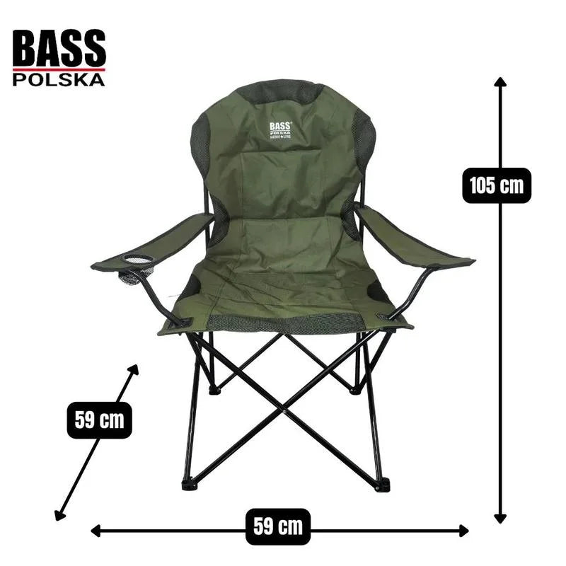 Chaise De Pêche Pliante Vert Foncé — photo 6
