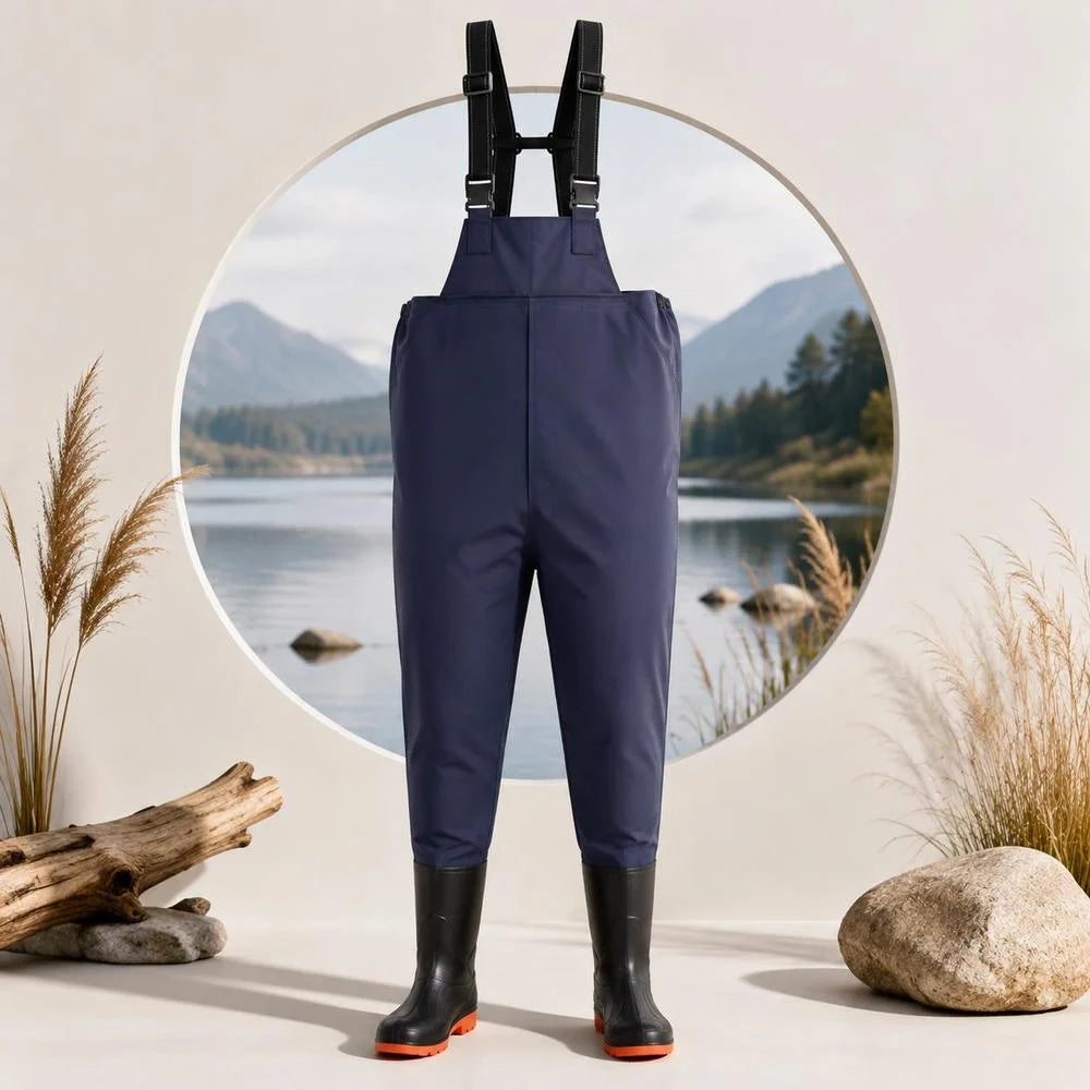 Combinaison De Pêche En PVC Avec Bottes — photo 2