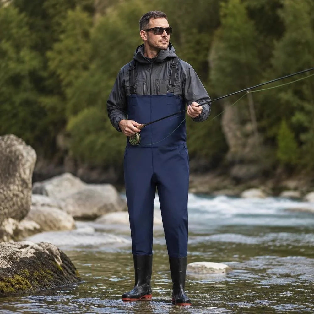 Combinaison De Pêche En PVC Avec Bottes — photo 5
