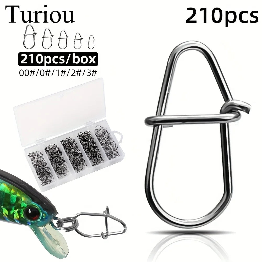 Connecteur À Agrafe Pour Leurres De Pêche En Acier Inoxydable — photo 2