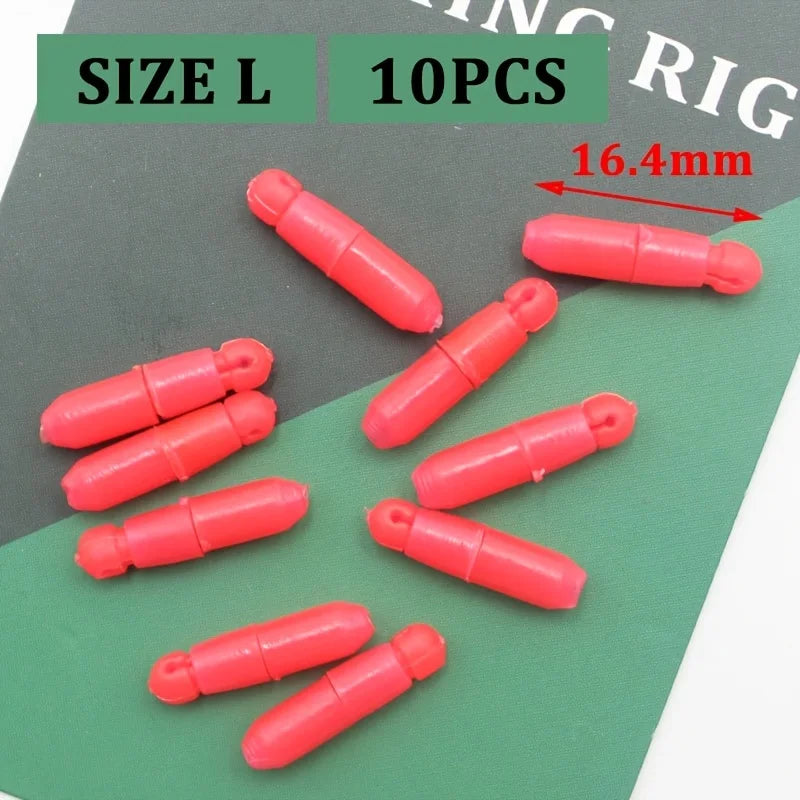 Connecteur Élastique Pour Canne À Carpe — Rouge 10 Pièces Taille L, photo 8
