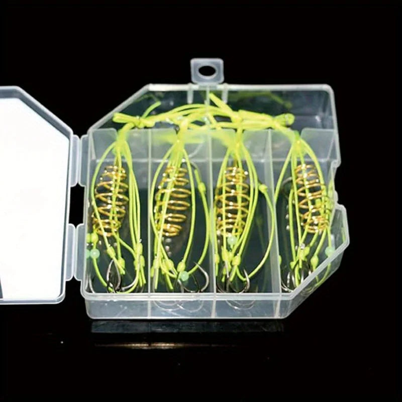 Crochet Sabiki Vert Fluorescent en Acier Carbone — photo 8
