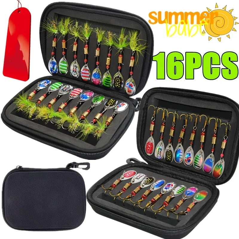 Cuillères Métalliques de Pêche pour Brochets et Truites