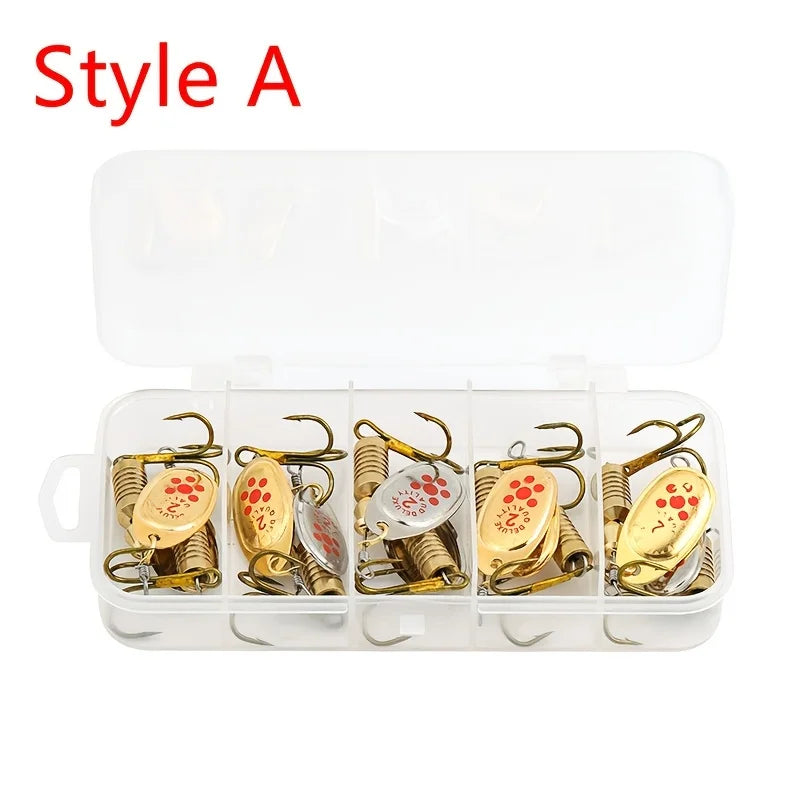 Cuillères Spinner Métal avec Boîte de Rangement — Style A, photo 11