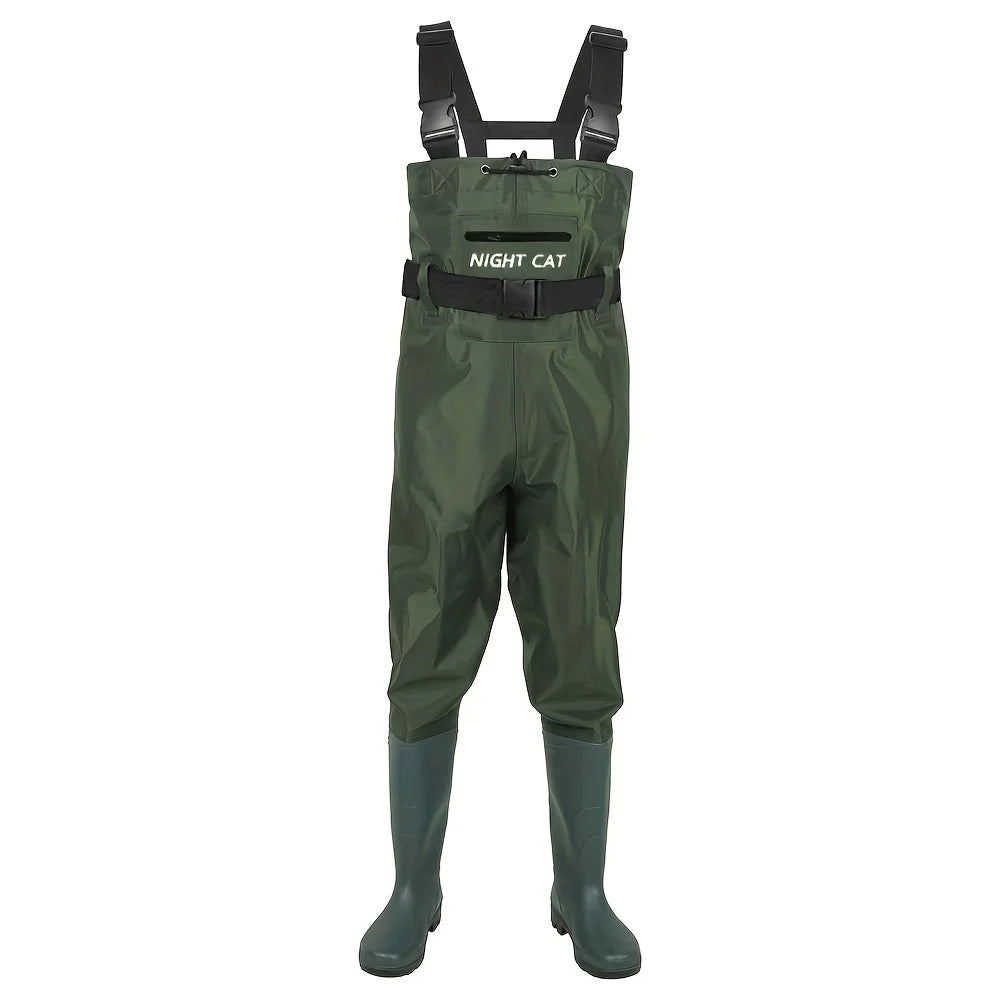 Cuissard de Pêche Réglable en Nylon avec Bottes