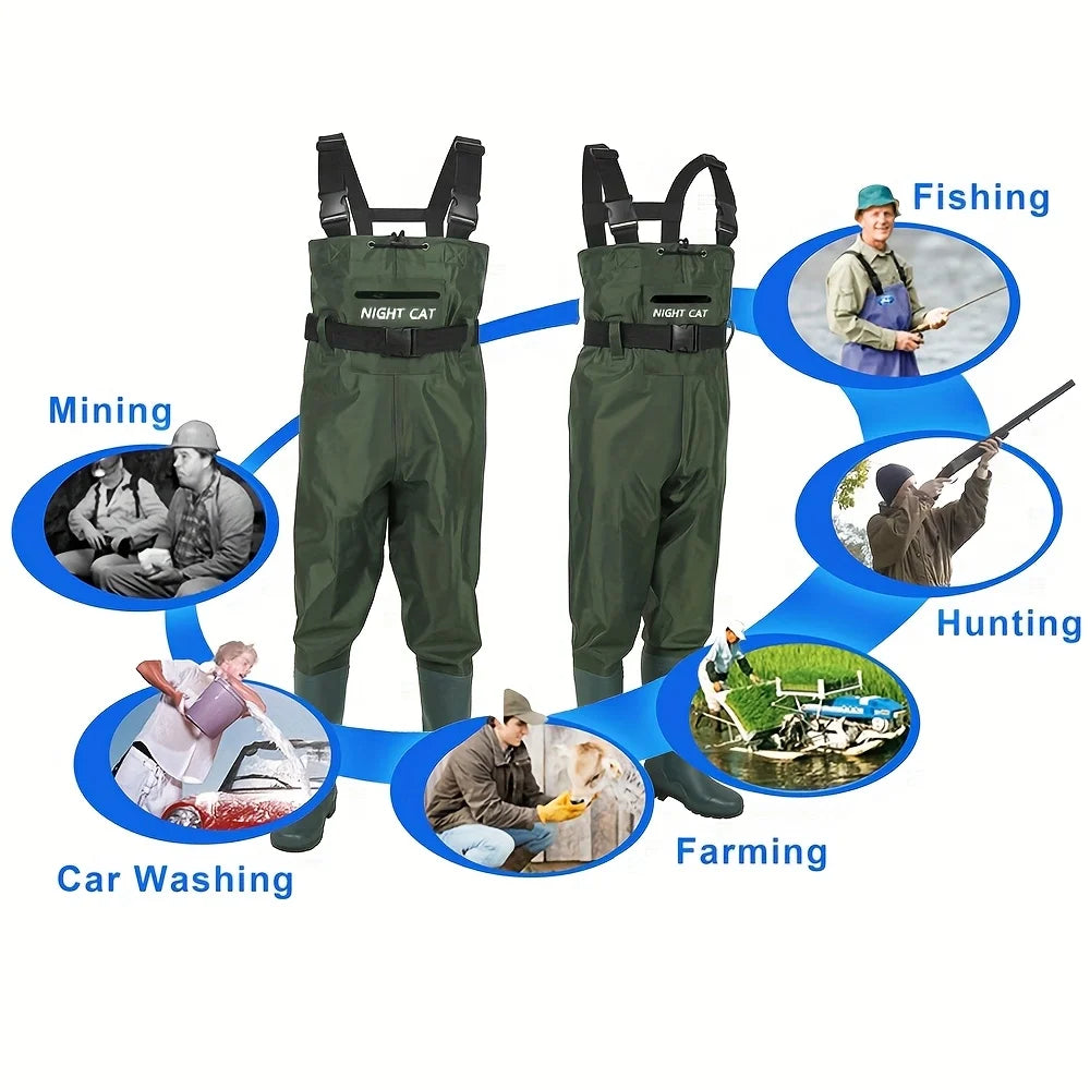 Cuissard de Pêche Réglable en Nylon avec Bottes — photo 9