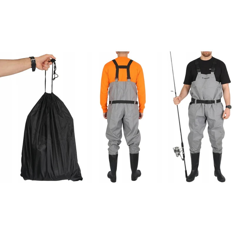 Cuissardes De Pêche Imperméables Avec Bretelles Et Poche — photo 7