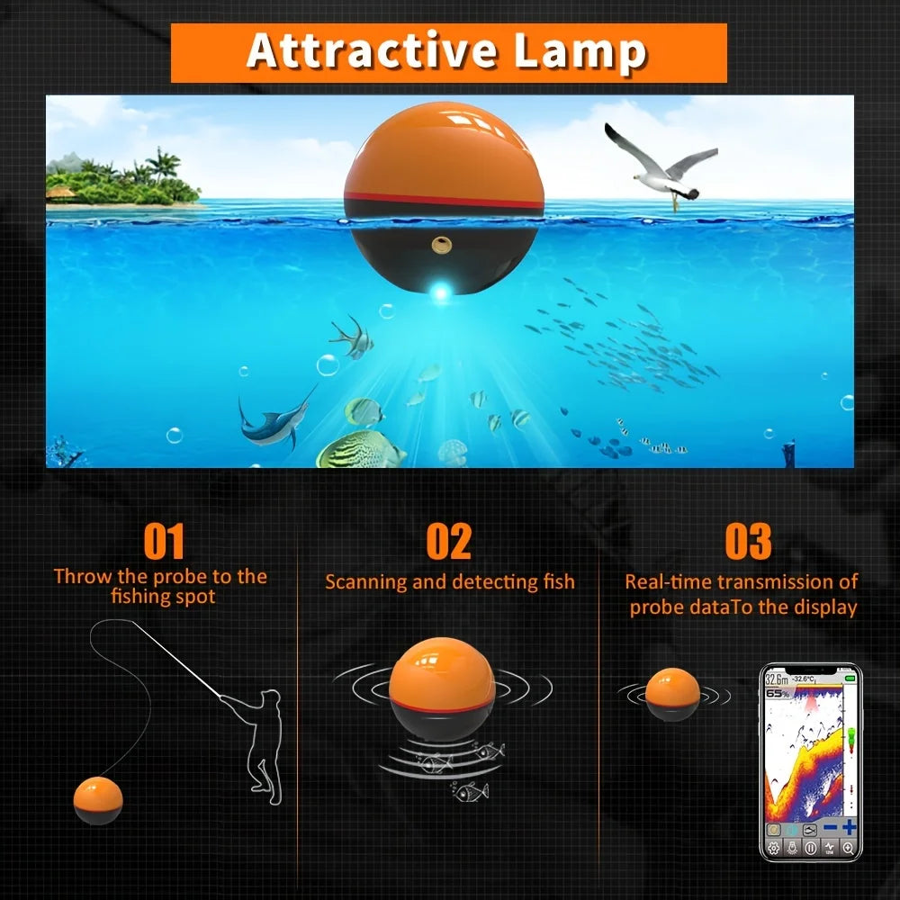 Détecteur De Poissons WiFi Double Fréquence — photo 2