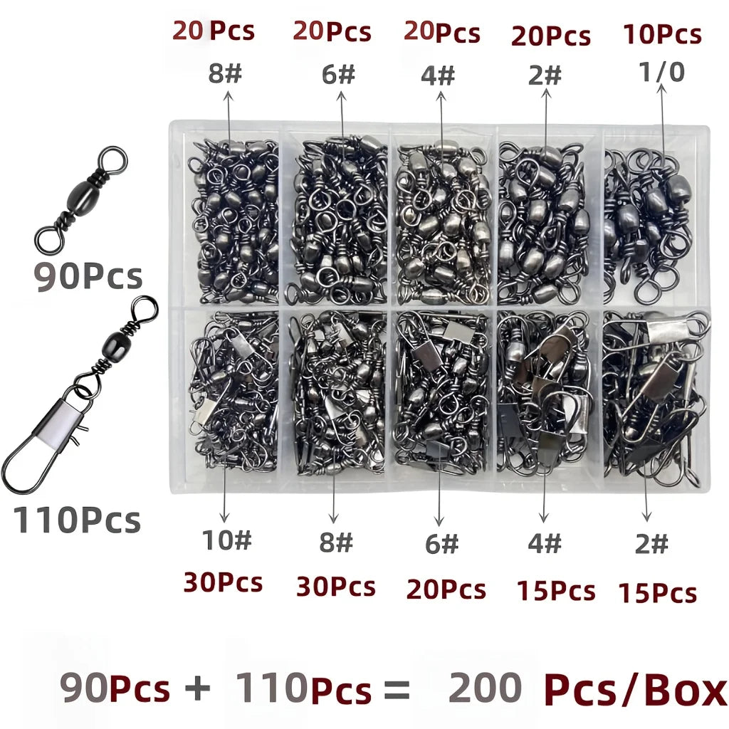 Émerillons À Clip En Fer Et Acier Inoxydable — illustration 1 Image