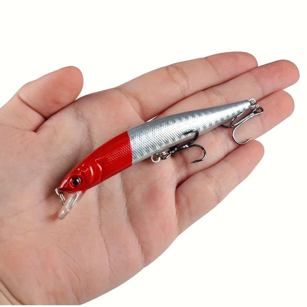 Ensemble De 10 Leurres De Pêche Flottants Minnow Crankbait — photo 5