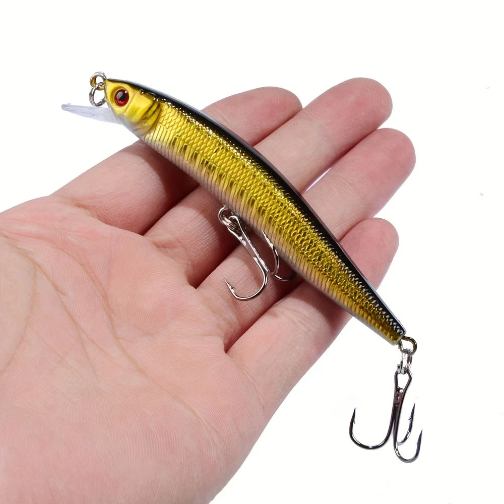 Ensemble De 10 Leurres De Pêche Flottants Minnow Crankbait — photo 6