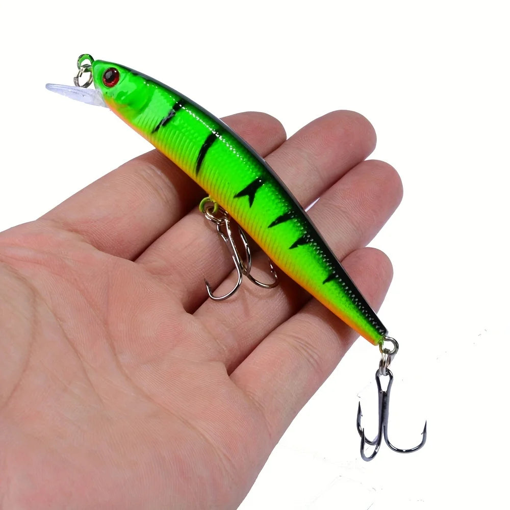Ensemble De 10 Leurres De Pêche Flottants Minnow Crankbait — photo 9
