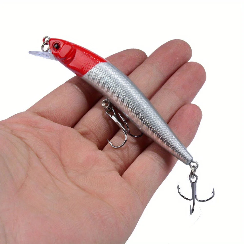 Ensemble De 10 Leurres De Pêche Flottants Minnow Crankbait — photo 12