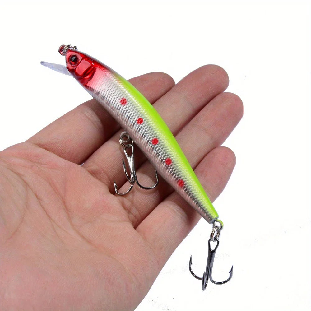 Ensemble De 10 Leurres De Pêche Flottants Minnow Crankbait — photo 14