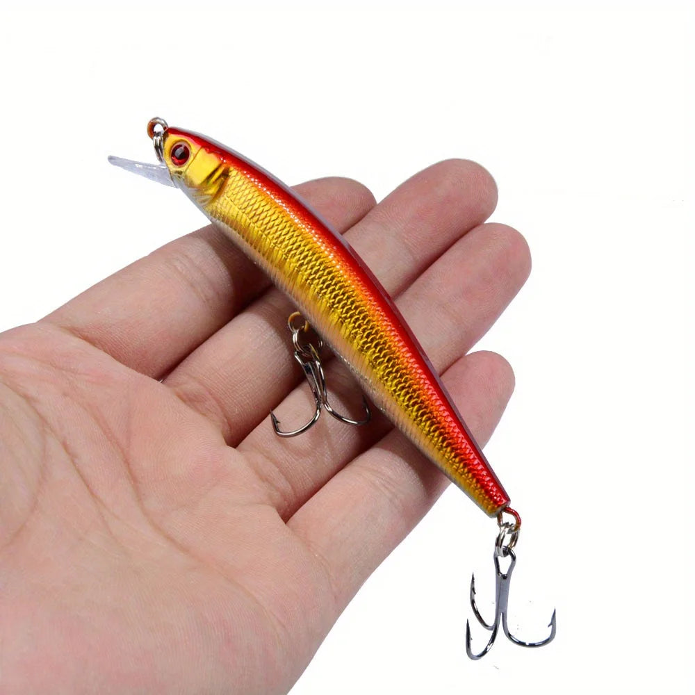 Ensemble De 10 Leurres De Pêche Flottants Minnow Crankbait — photo 15